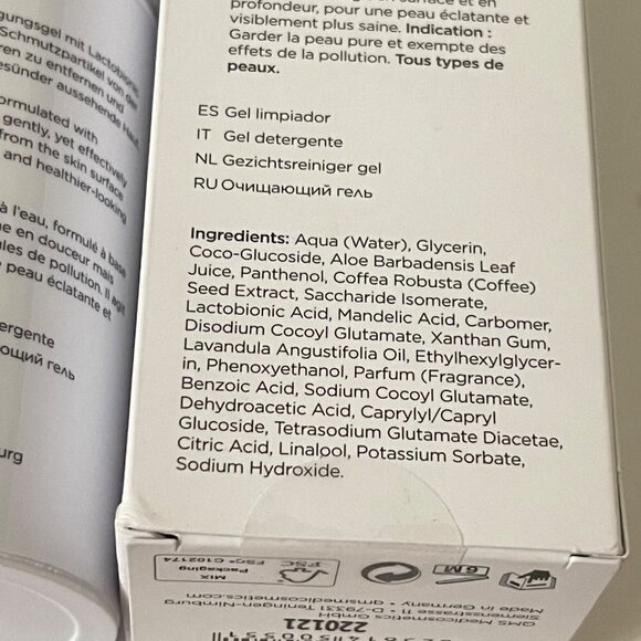 QMS Medicosmetics BNIB Ultra Milk Epigen Pollution Detox Cleansing Gel - 150 ml - Picture 8 of 9